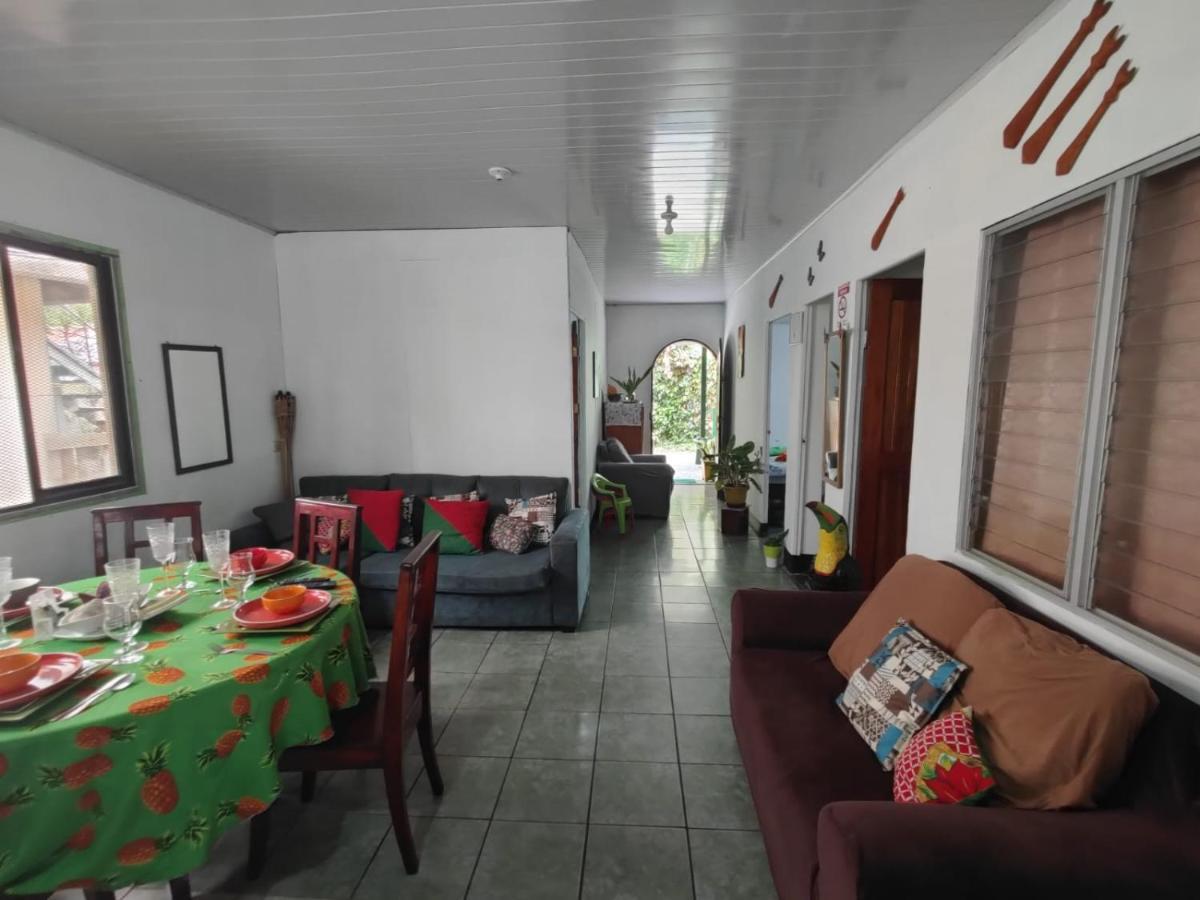 Tortuguero Casa De Playa Green House Apartment Luaran gambar